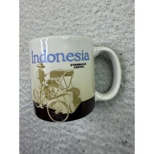 Starbucks Indonesia Demitasse Espresso Cup 3 oz Mini Mug Global Icon Series 2016